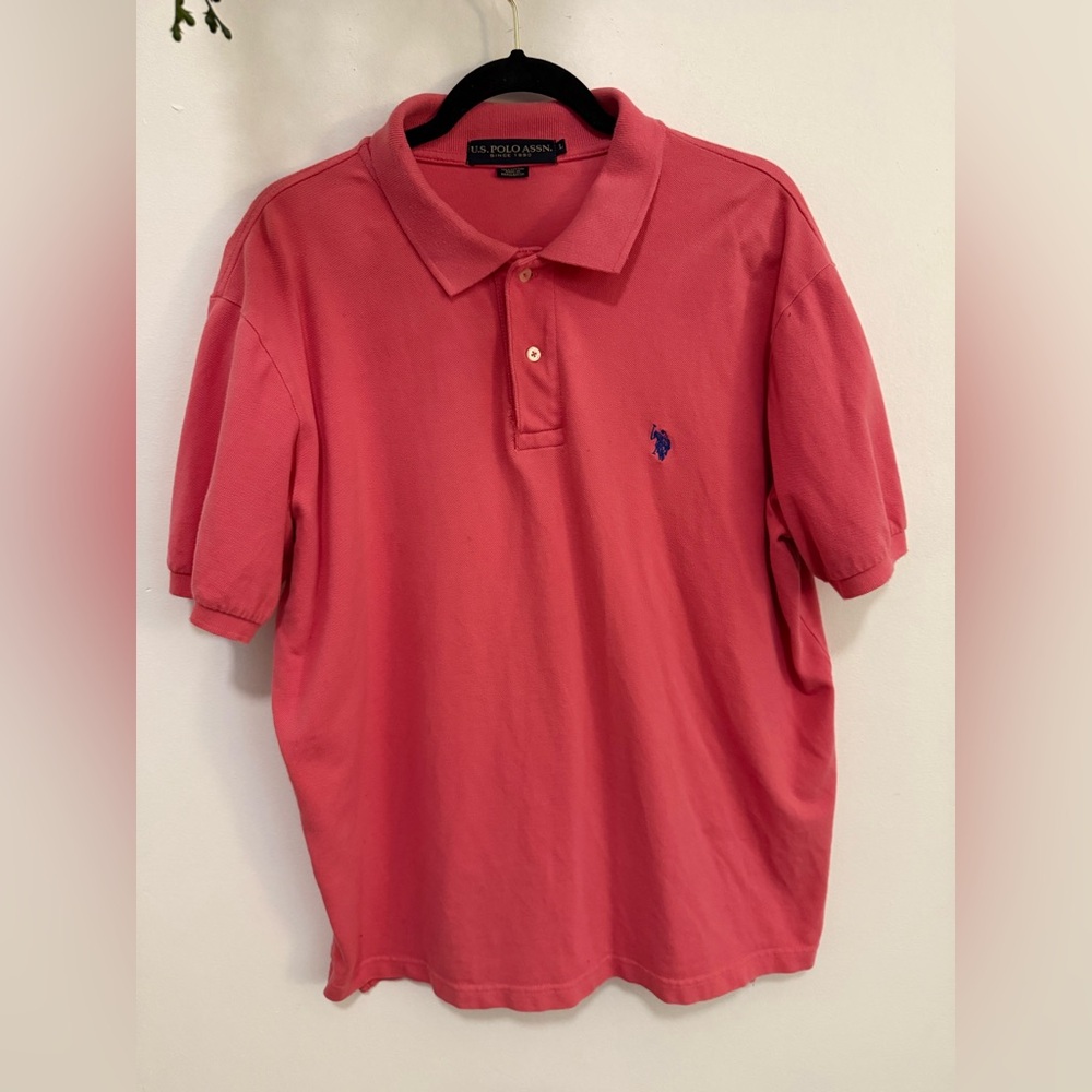 U.S. Polo Assn. Pink Polo Shirt